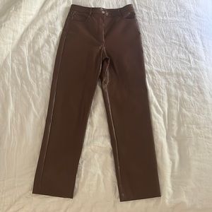 Aritzia Wilfred Melina pant- cognac - size 6- lightly worn, excellent condition